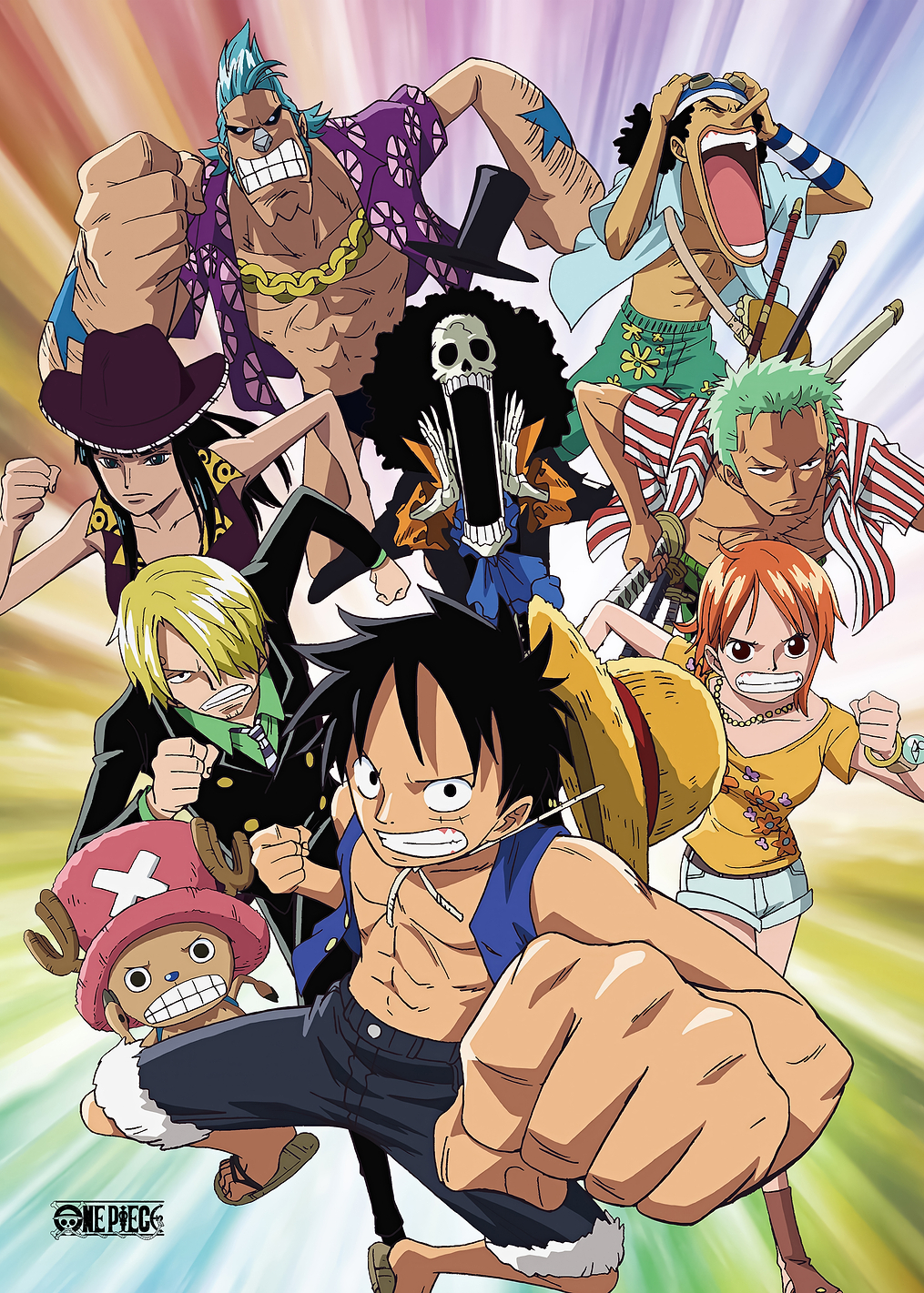 Straw Hat Crew Fight: постер из коллекции One Piece