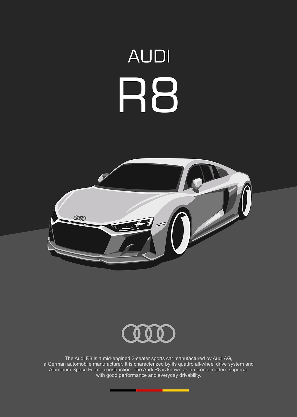 Audi R8: постер из коллекции Audi R8