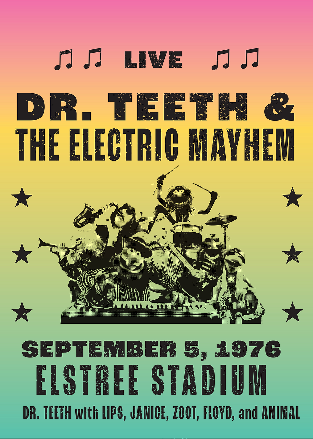 Electric Mayhem Poster: постер из коллекции Disney