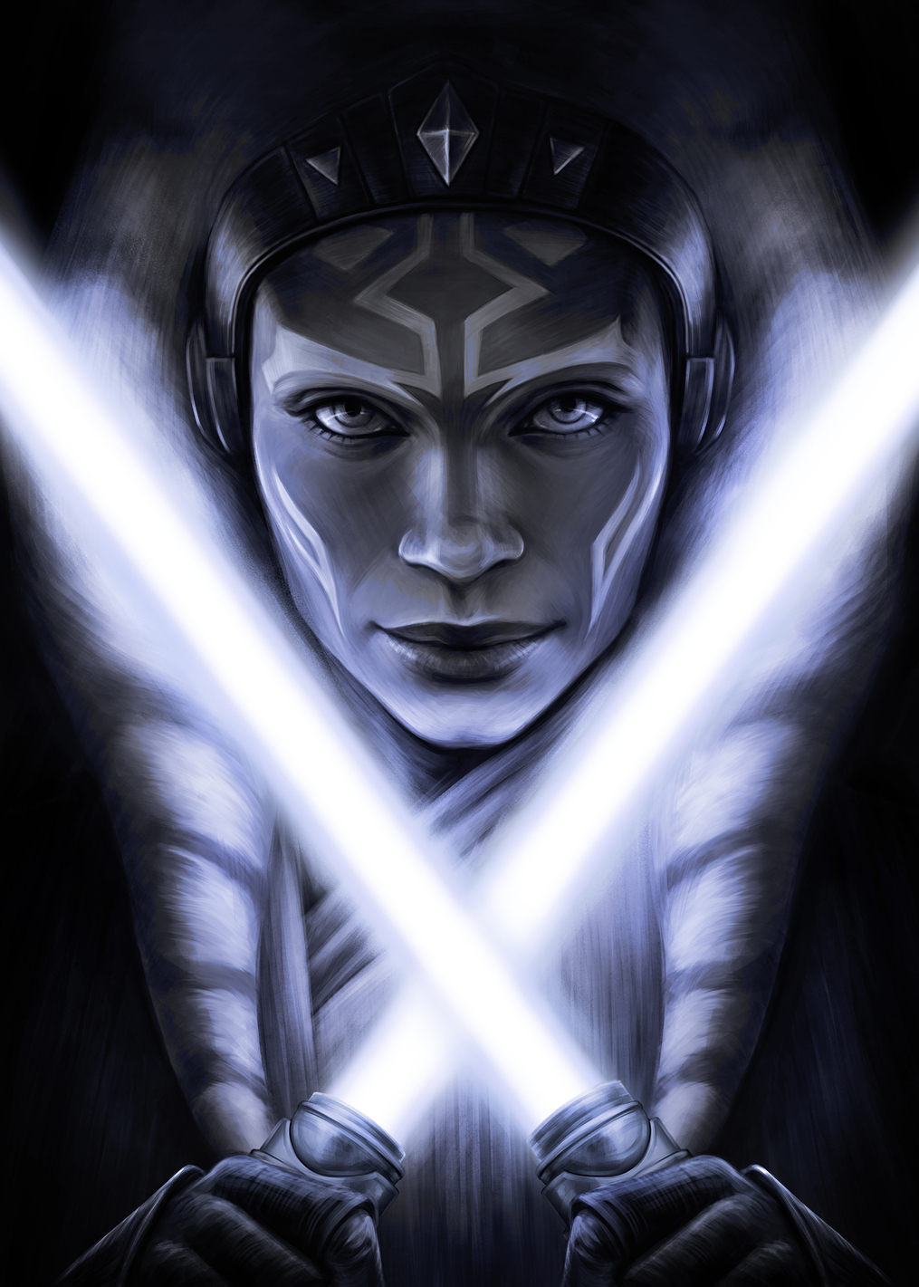 Lightsaber Ahsoka: постер из коллекции Star Wars