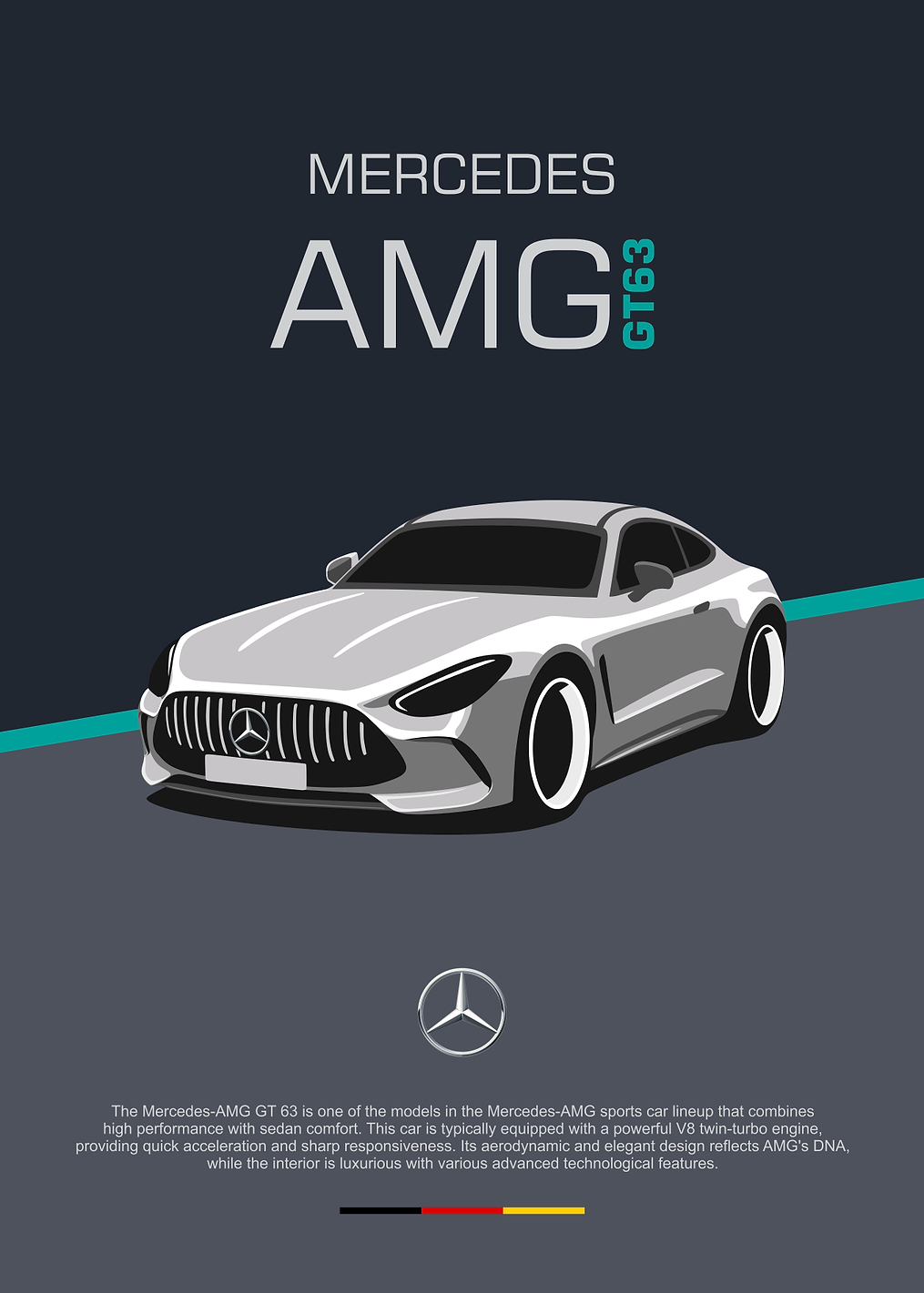 Mercedes AMG GT 63: постер из коллекции Mercedes-AMG GT