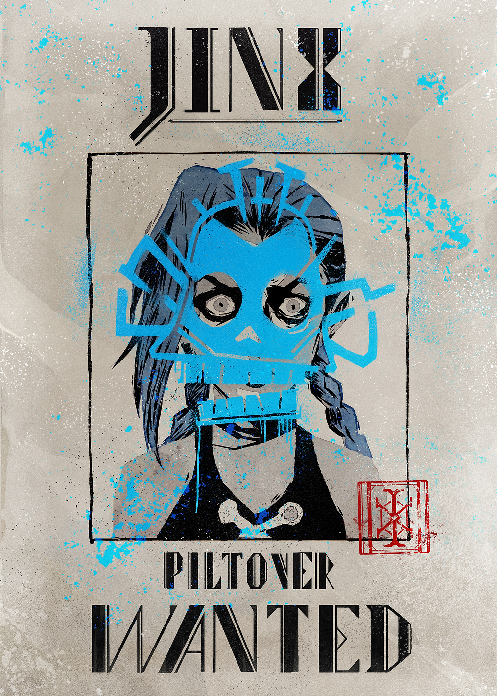 Wanted Jinxed Light: постер из коллекции Arcane