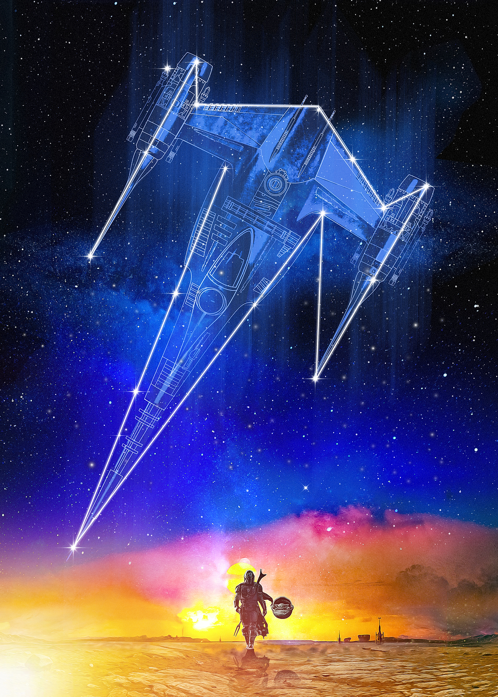 N1 Fighter Constellation: постер из коллекции Star Wars