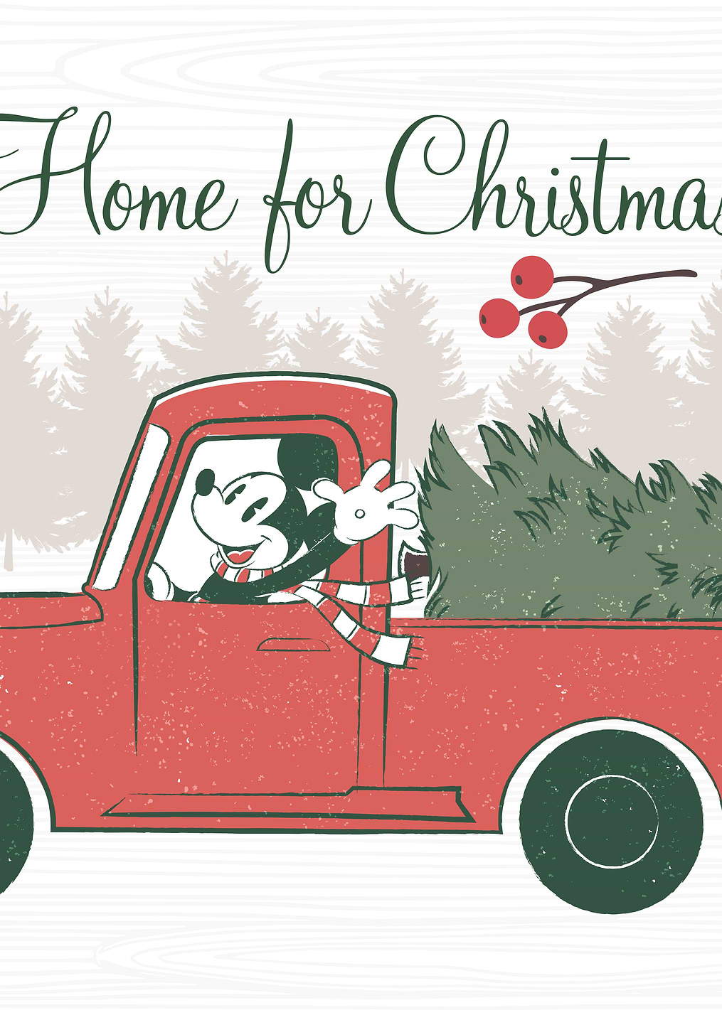 Home Christmas Mickey / PLATINA
