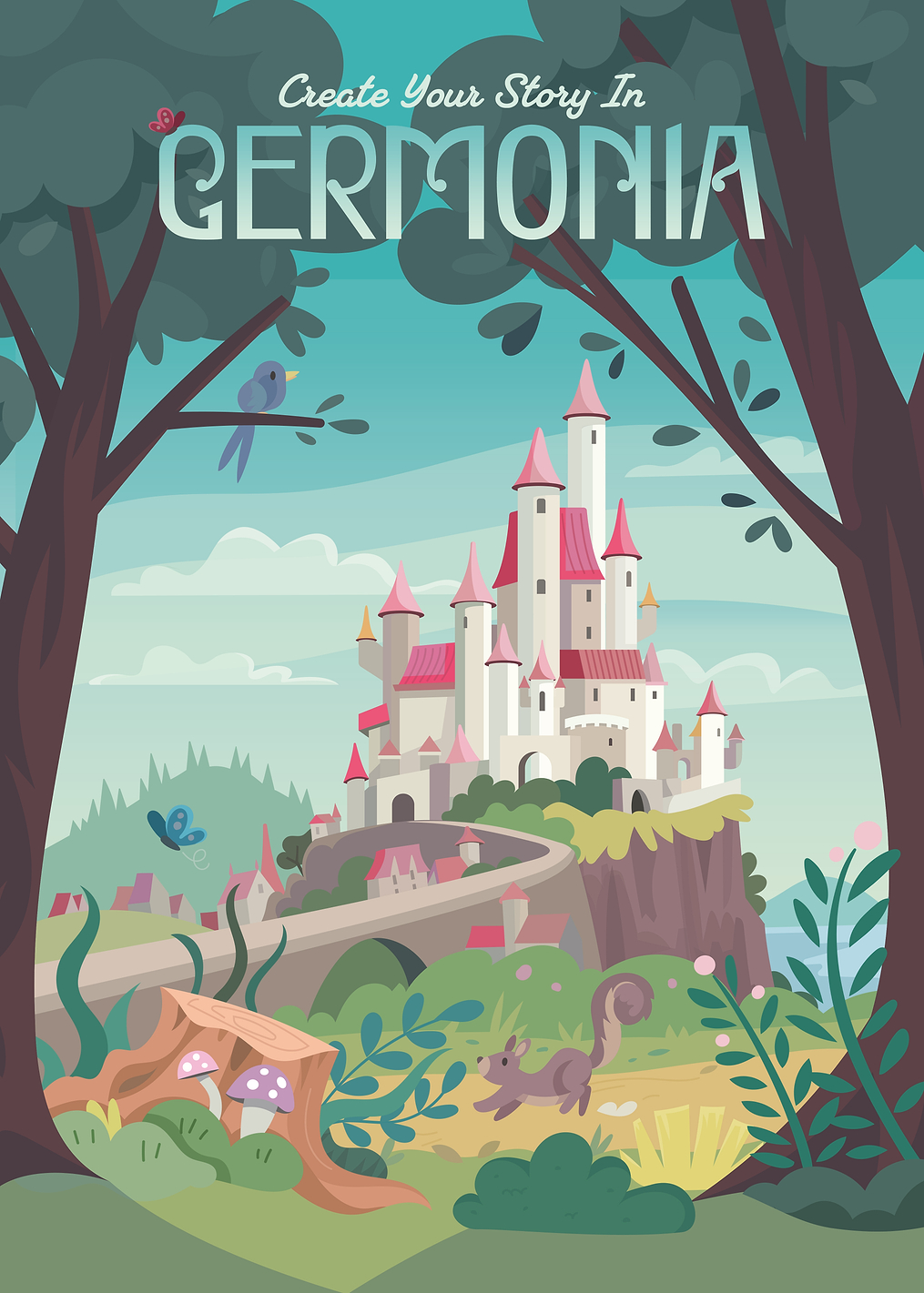 Snow White Germonia: постер из коллекции Disney Princess