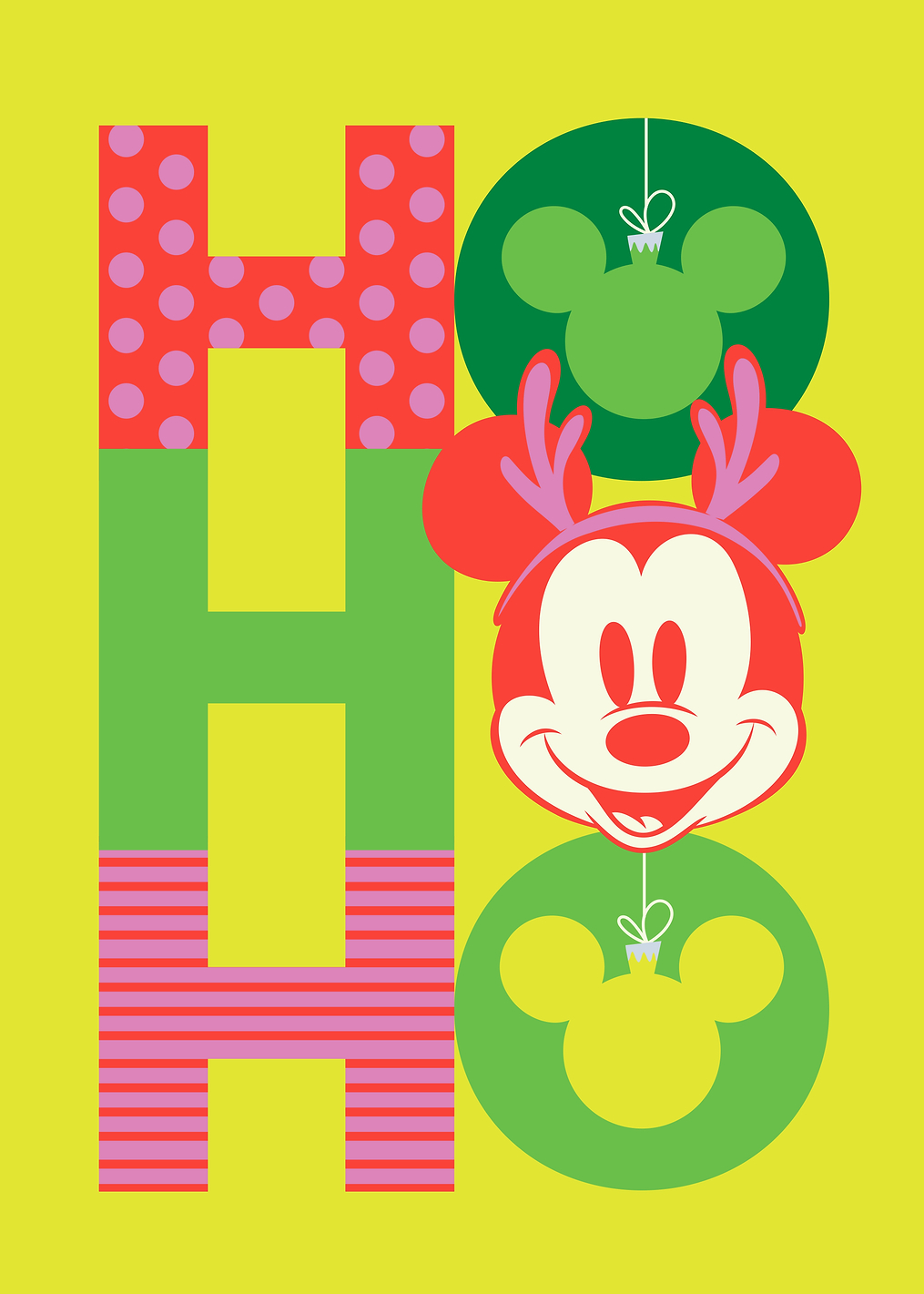Ho Ho Ho Mickey: постер из коллекции Mickey & Friends