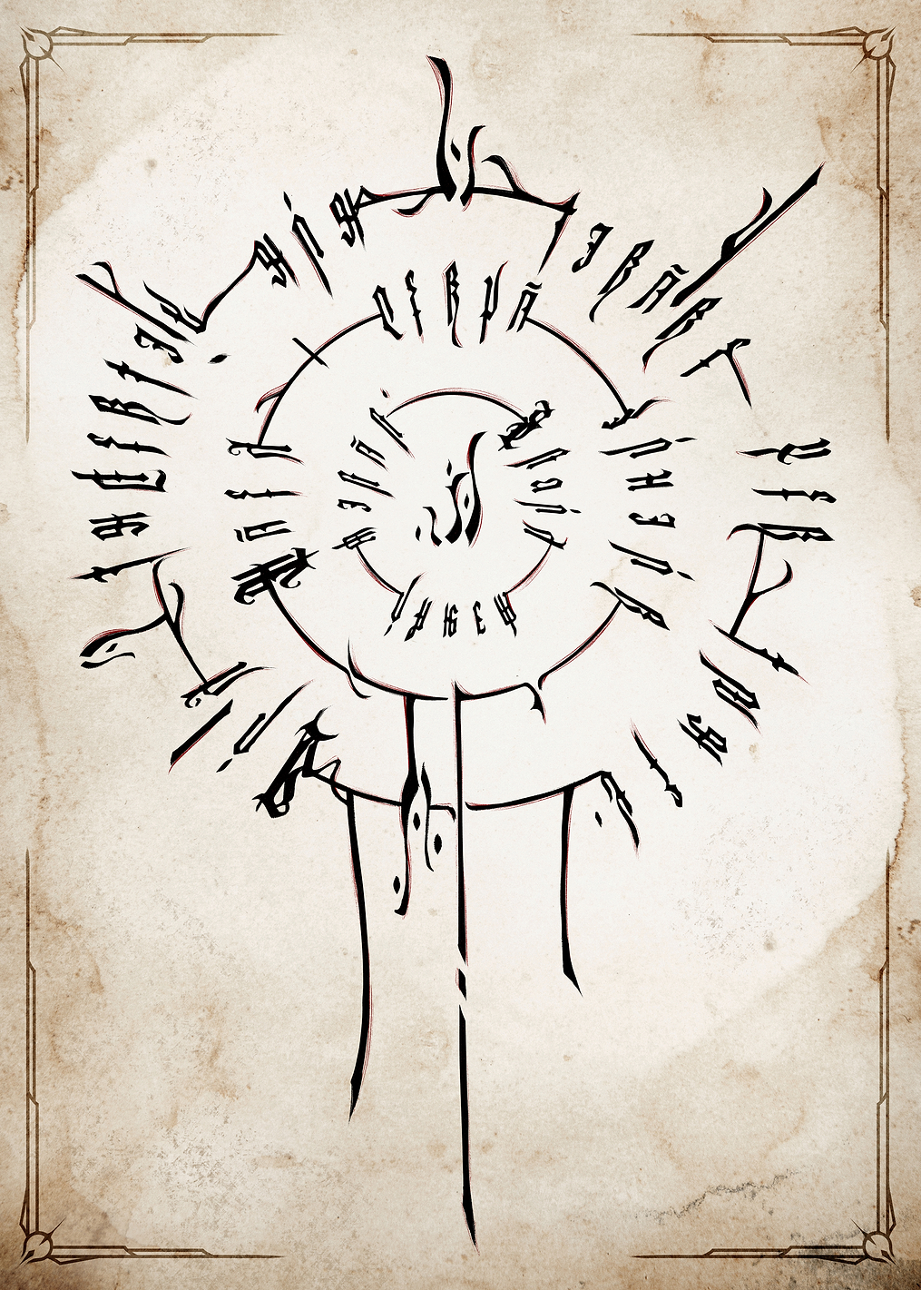 Infernal Script: постер из коллекции Dungeons And Dragons