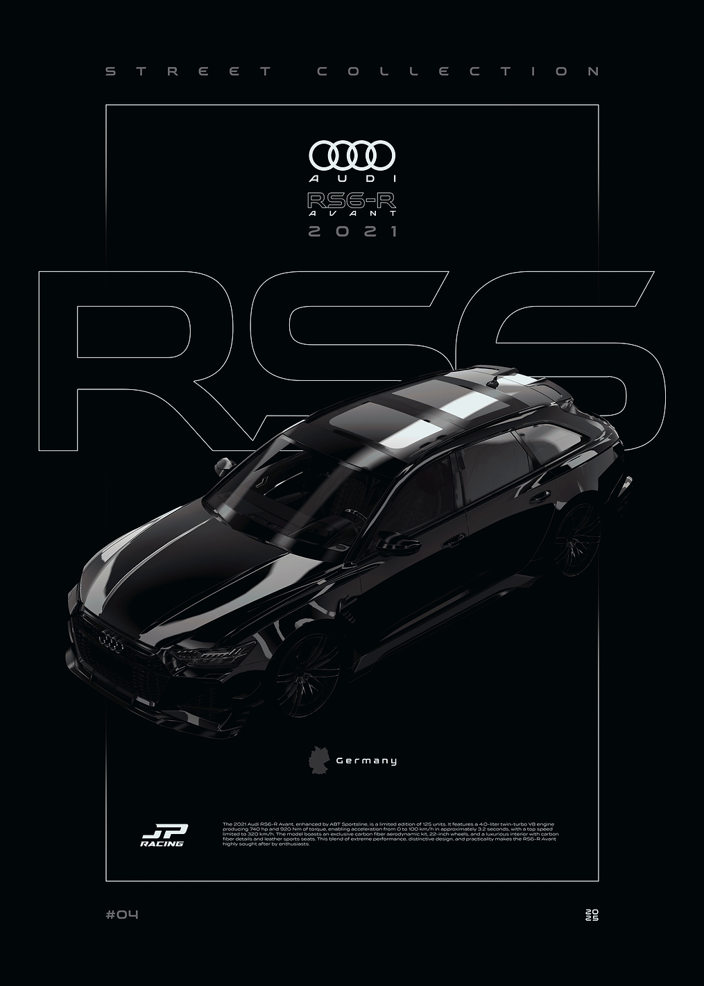 Audi RS6-R Avant 2021 / PLATINA