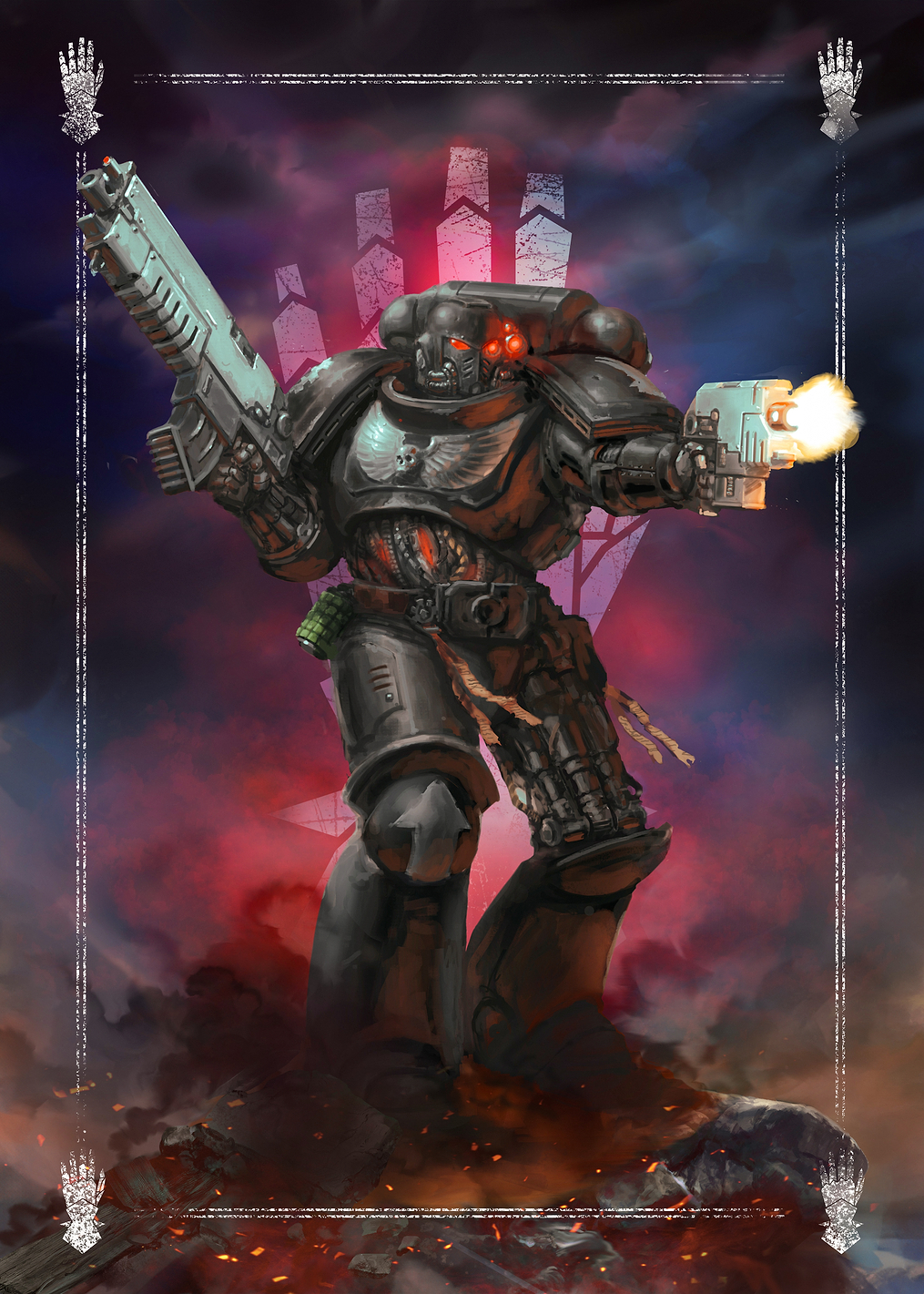Iron Hands Marine 1: постер из коллекции Warhammer