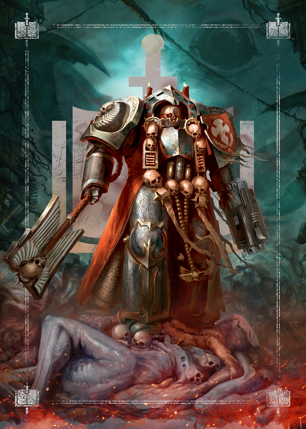 Grey Knights Chaplain: постер из коллекции Warhammer