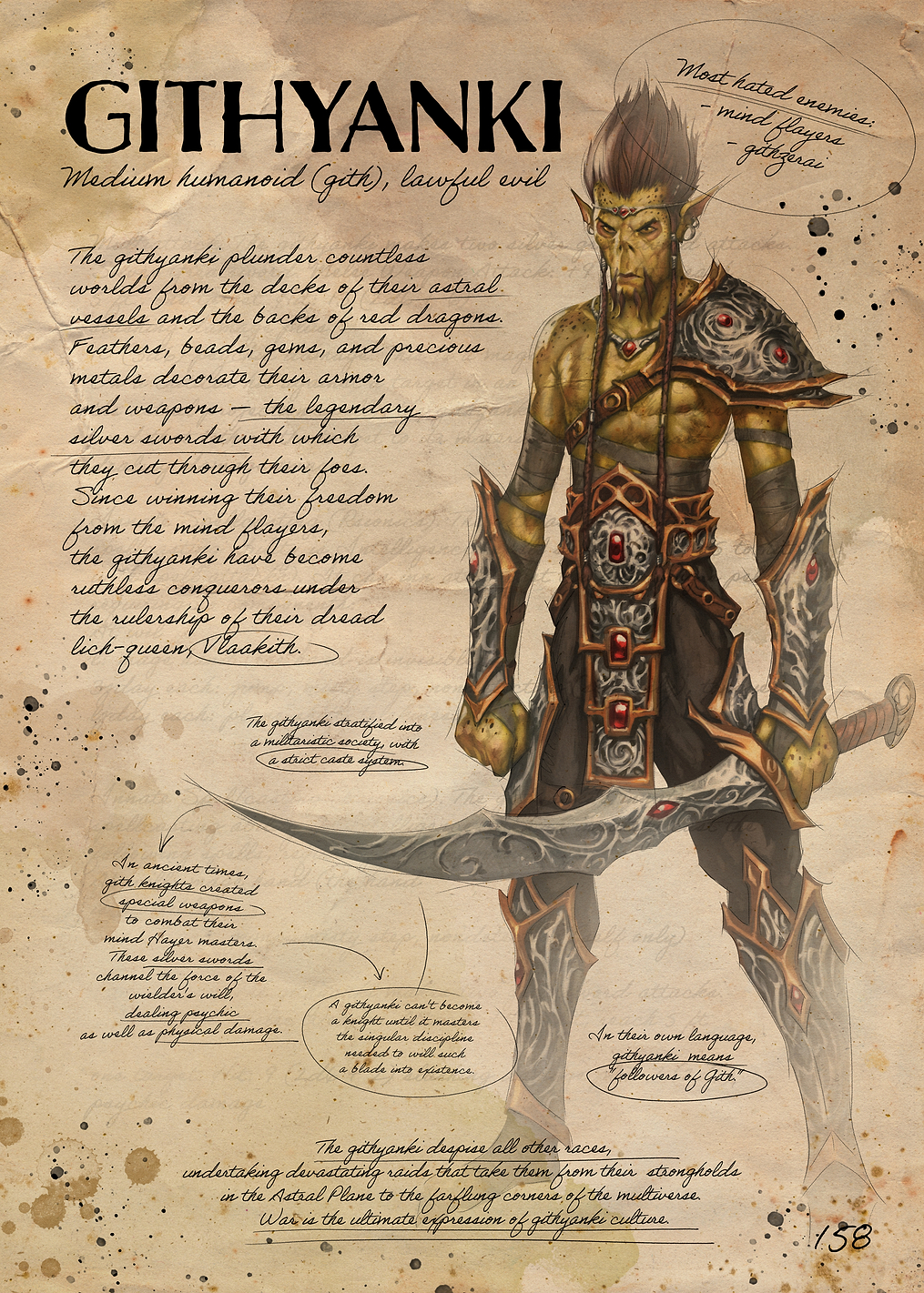 Githyanki Note: постер из коллекции Dungeons And Dragons