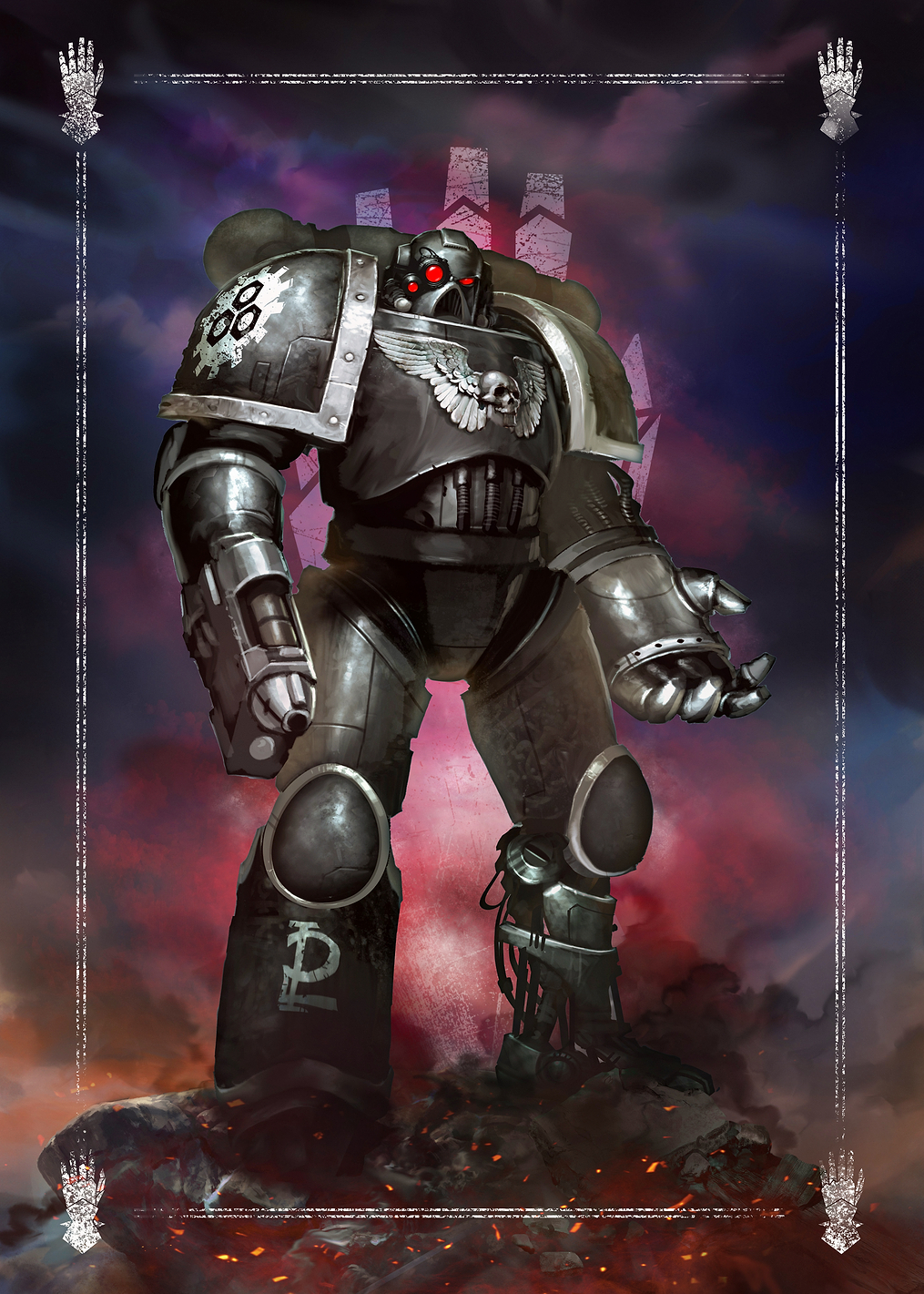 Iron Hands Marine 2: постер из коллекции Warhammer