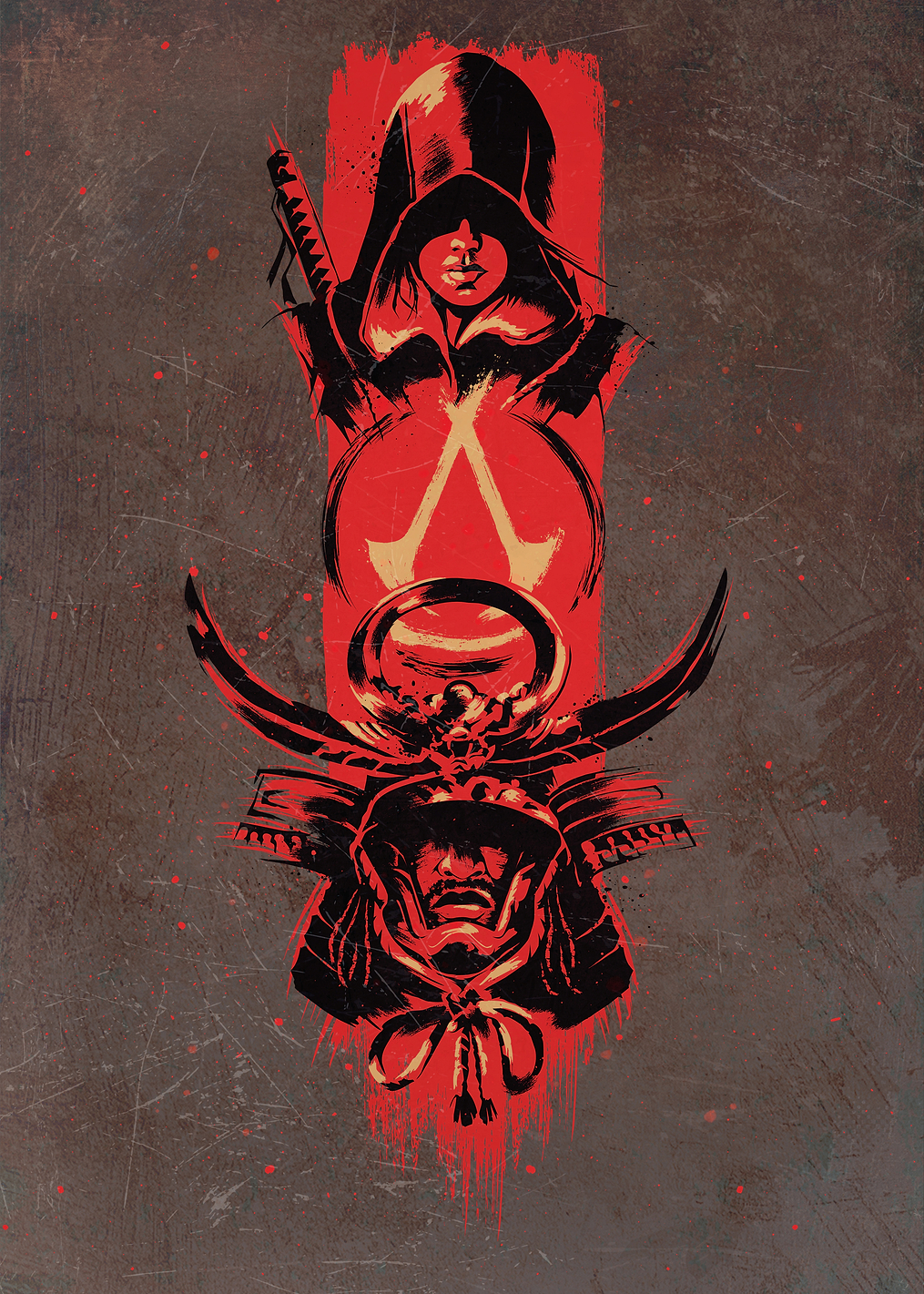 The Samurai & The Shinobi: постер из коллекции Assassin's Creed