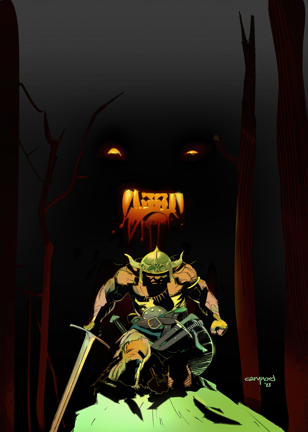 Monster in the dark: постер из коллекции Funcom