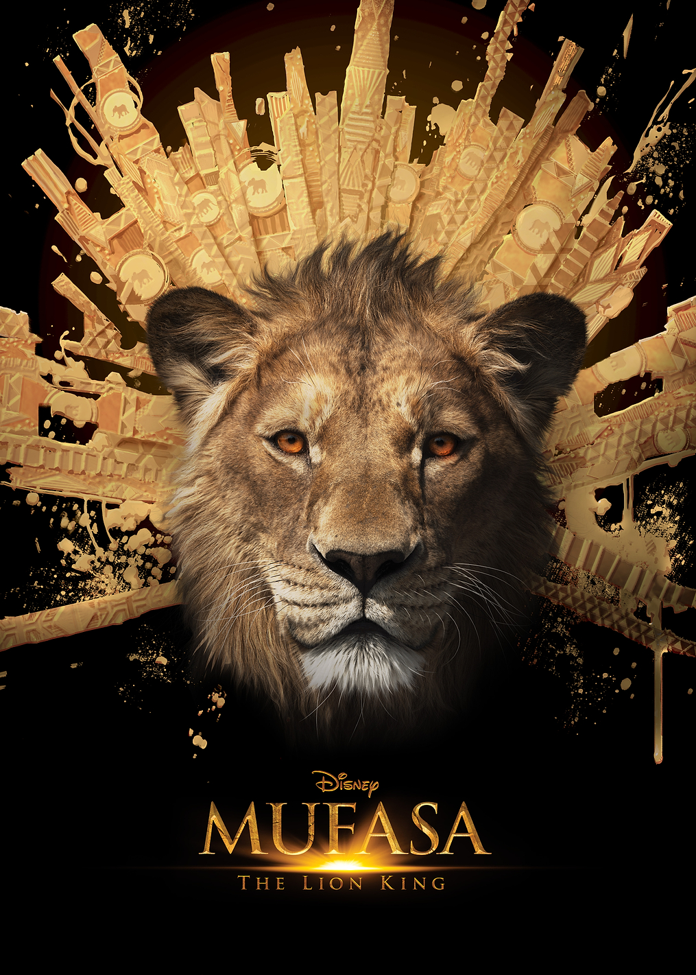Mufasa Gold Poster: постер из коллекции Disney