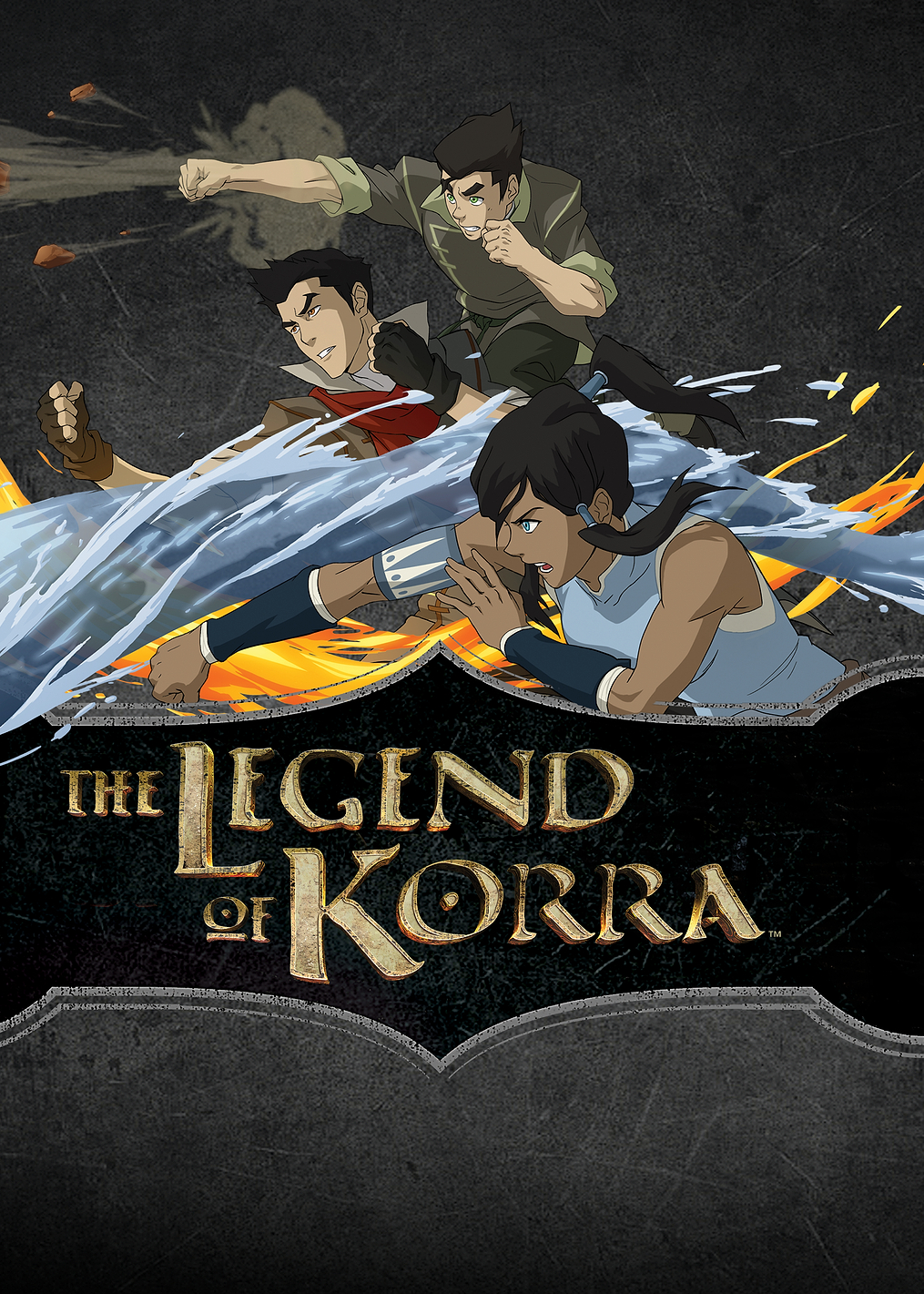 Korra, Bolin and Mako: постер из коллекции The Legend of Korra