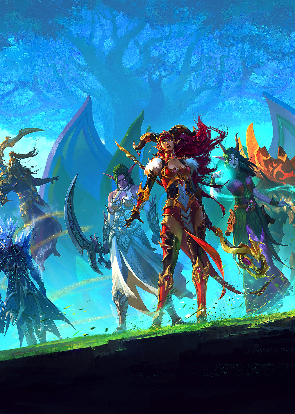 Dragonflight Heroes: постер из коллекции World Of Warcraft
