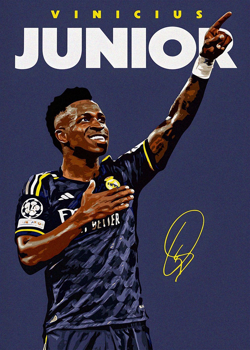 Vinicius Junior Soccer: постер из коллекции Винисиус Жуниор