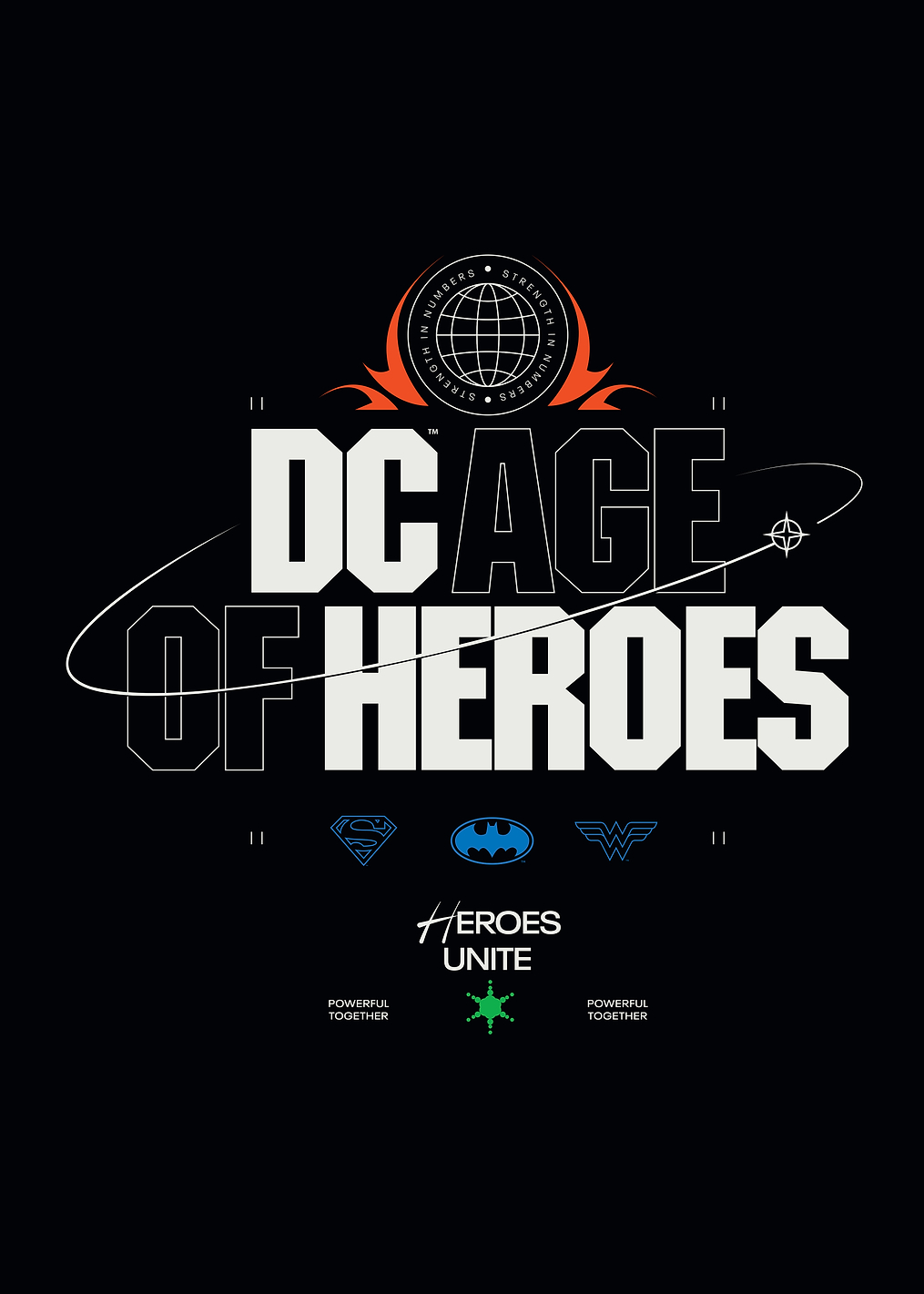 Age of Heroes dark: постер из коллекции DC Comics