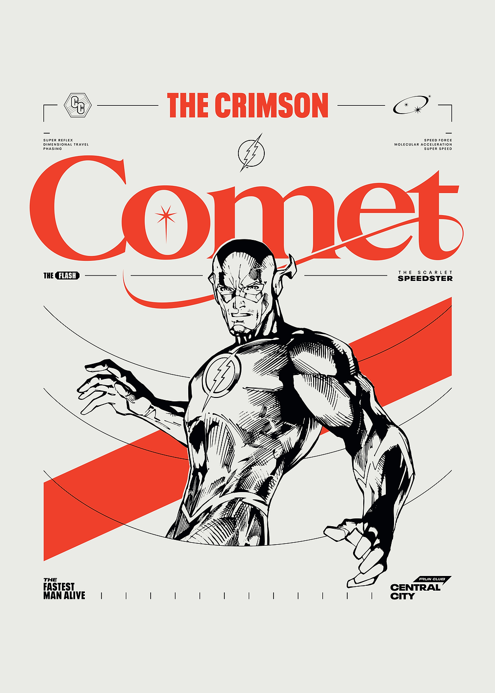The Crimson Comet: постер из коллекции DC Comics