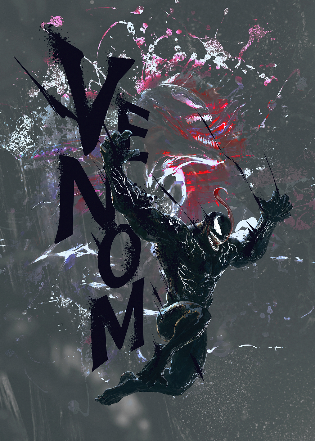 Painted Venom Sky: постер из коллекции Marvel