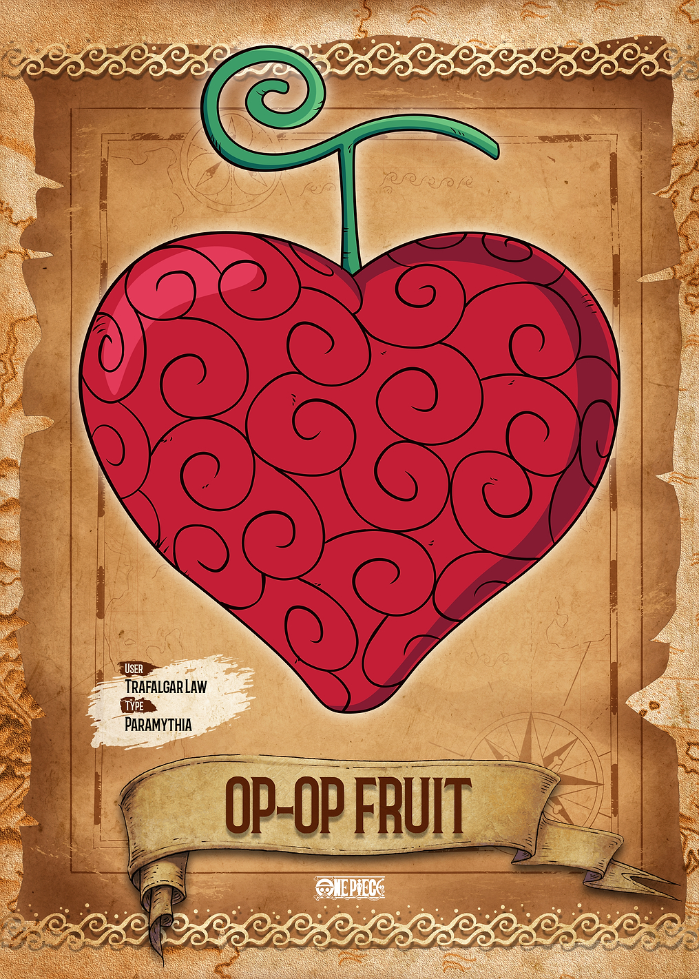 OP-OP Fruit: постер из коллекции One Piece