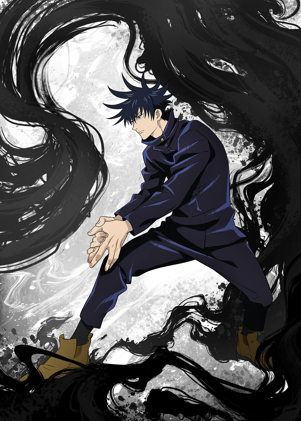 JJK Characters: Megumi Fushiguro: постер из коллекции Jujutsu Kaisen