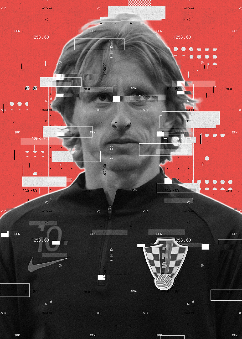 Luka Modric Croatia Jersey: постер из коллекции Лука Модрич
