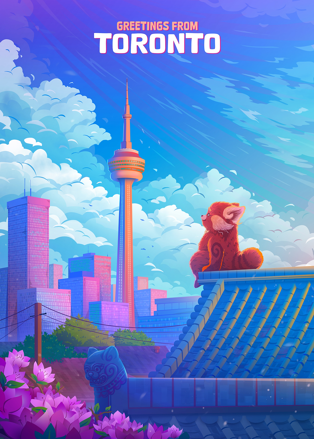 Turning Red Toronto: постер из коллекции Disney Pixar