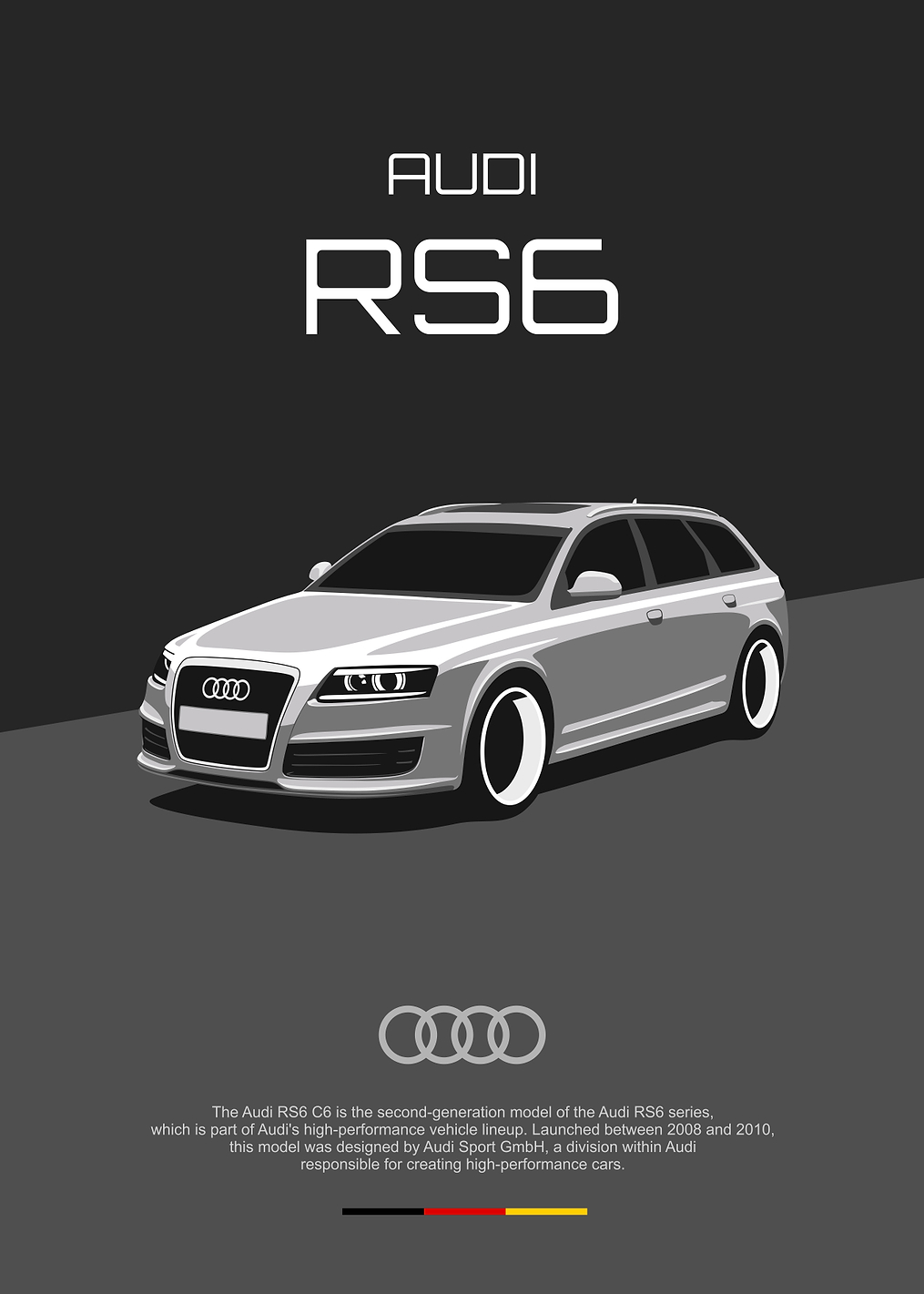 Audi RS6 C6: постер из коллекции Audi RS6