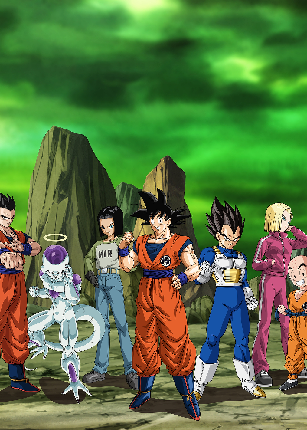 Character Lineup: постер из коллекции Dragon Ball Super