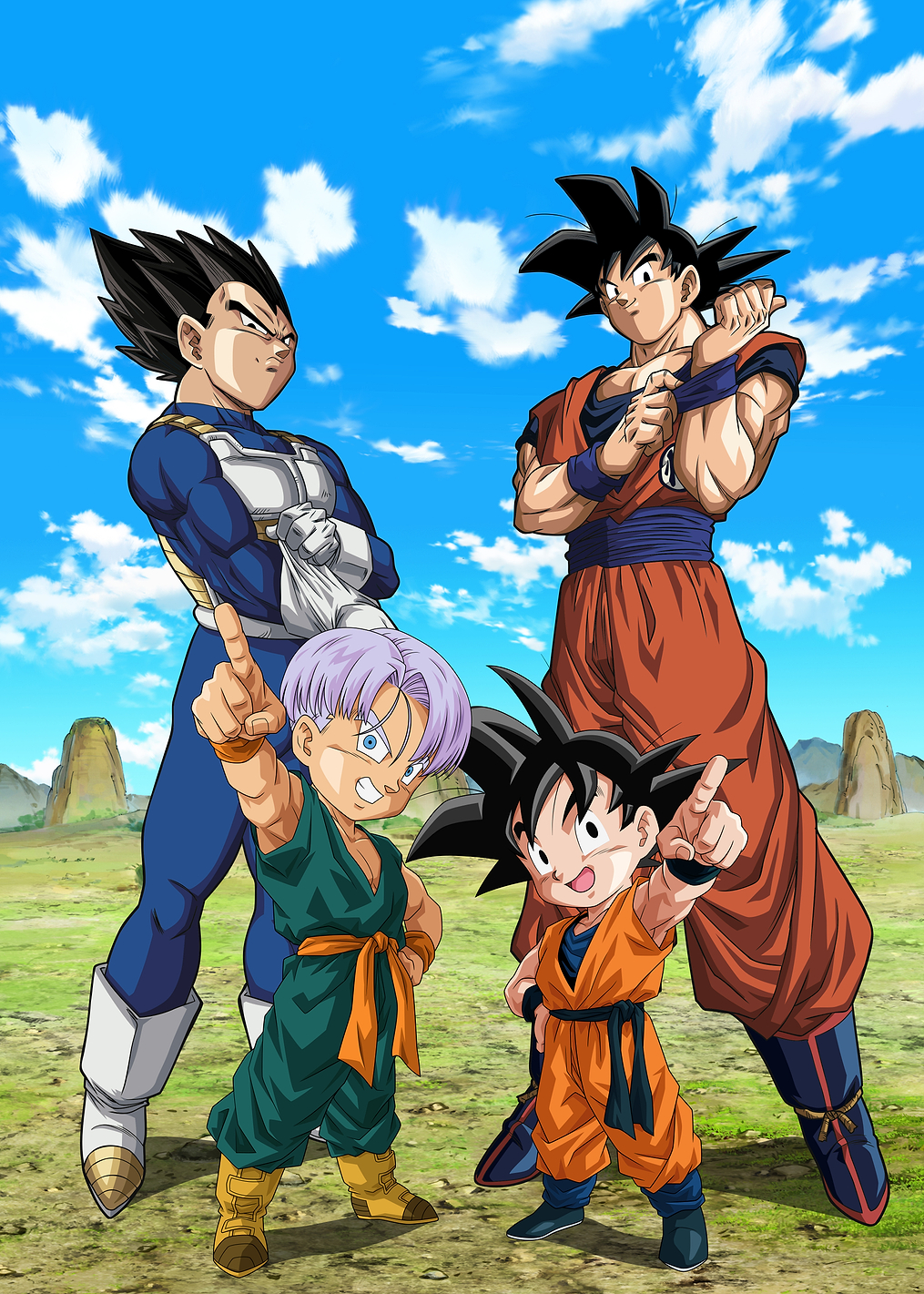 Key Characters: постер из коллекции Dragon Ball Super