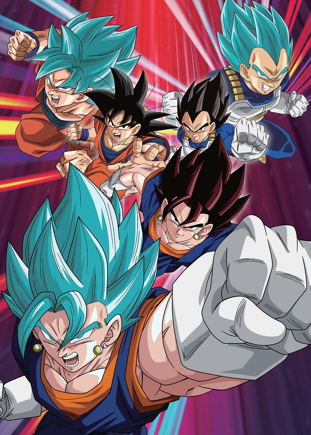 Vegeta Goku and Goku Black: постер из коллекции Dragon Ball Super