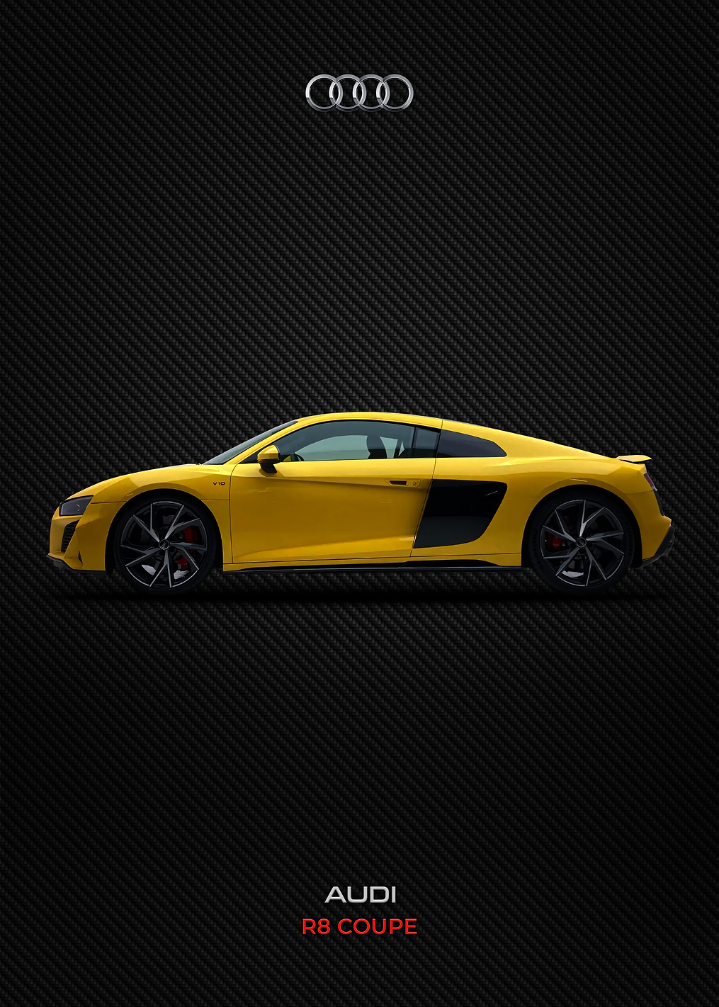 Audi R8 Coupe: постер из коллекции Audi R8