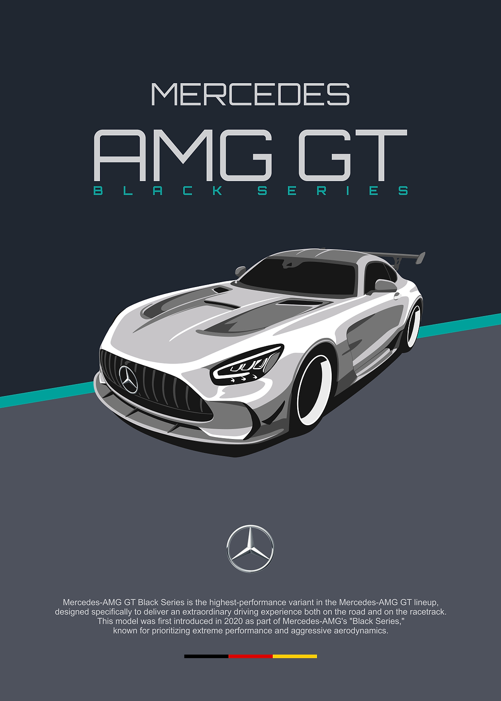 Mercedes AMG GT Black Series: постер из коллекции Mercedes-AMG GT