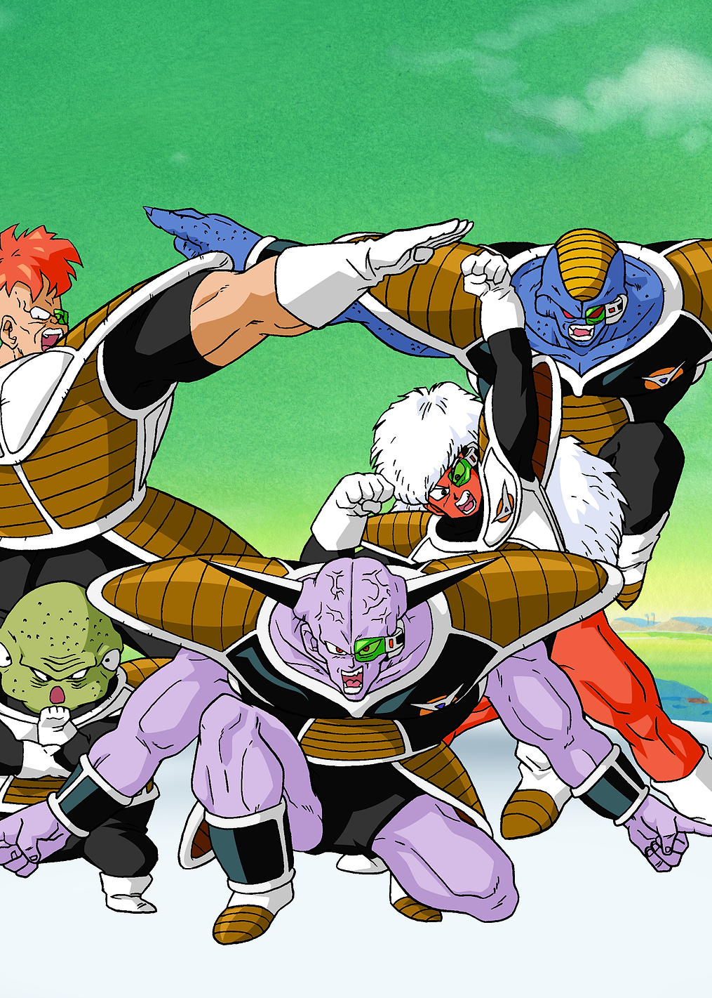 Ginyu Force Members: постер из коллекции Dragon Ball Z