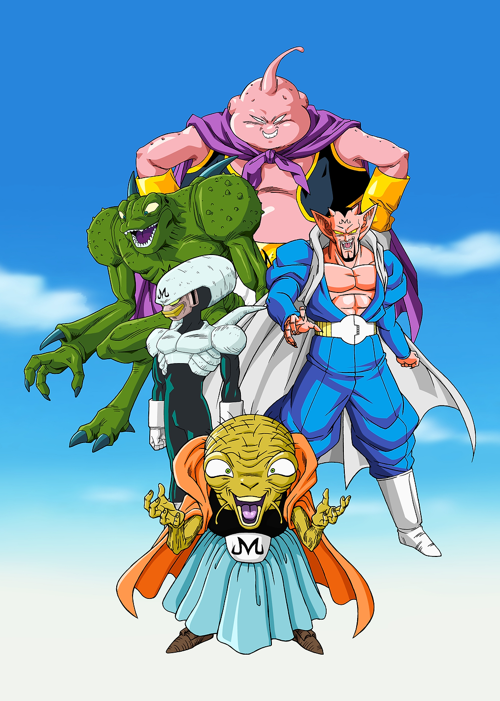 Dragon Ball Z Villains: постер из коллекции Dragon Ball Z
