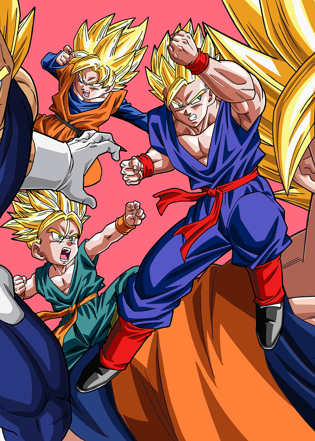 Vegeta and Goku: постер из коллекции Dragon Ball Z
