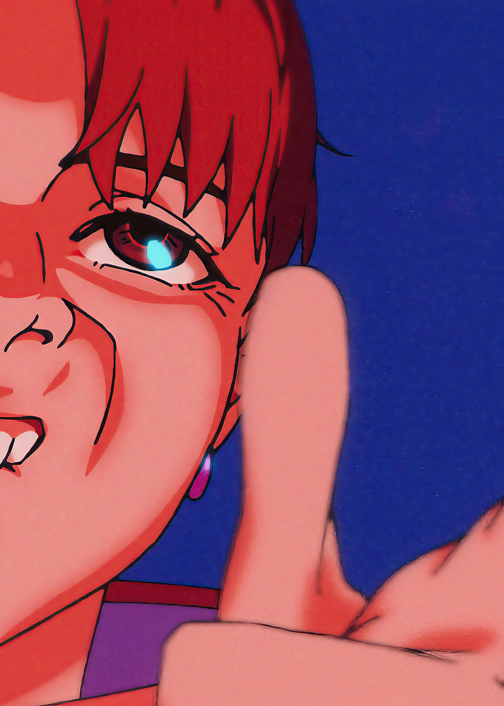 Close-up of Jin Enjoji: постер из коллекции DAN DA DAN