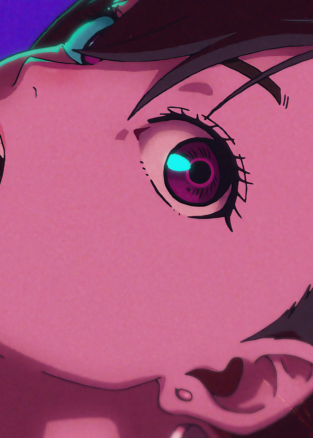 Close Up of Momo Ayase: постер из коллекции DAN DA DAN