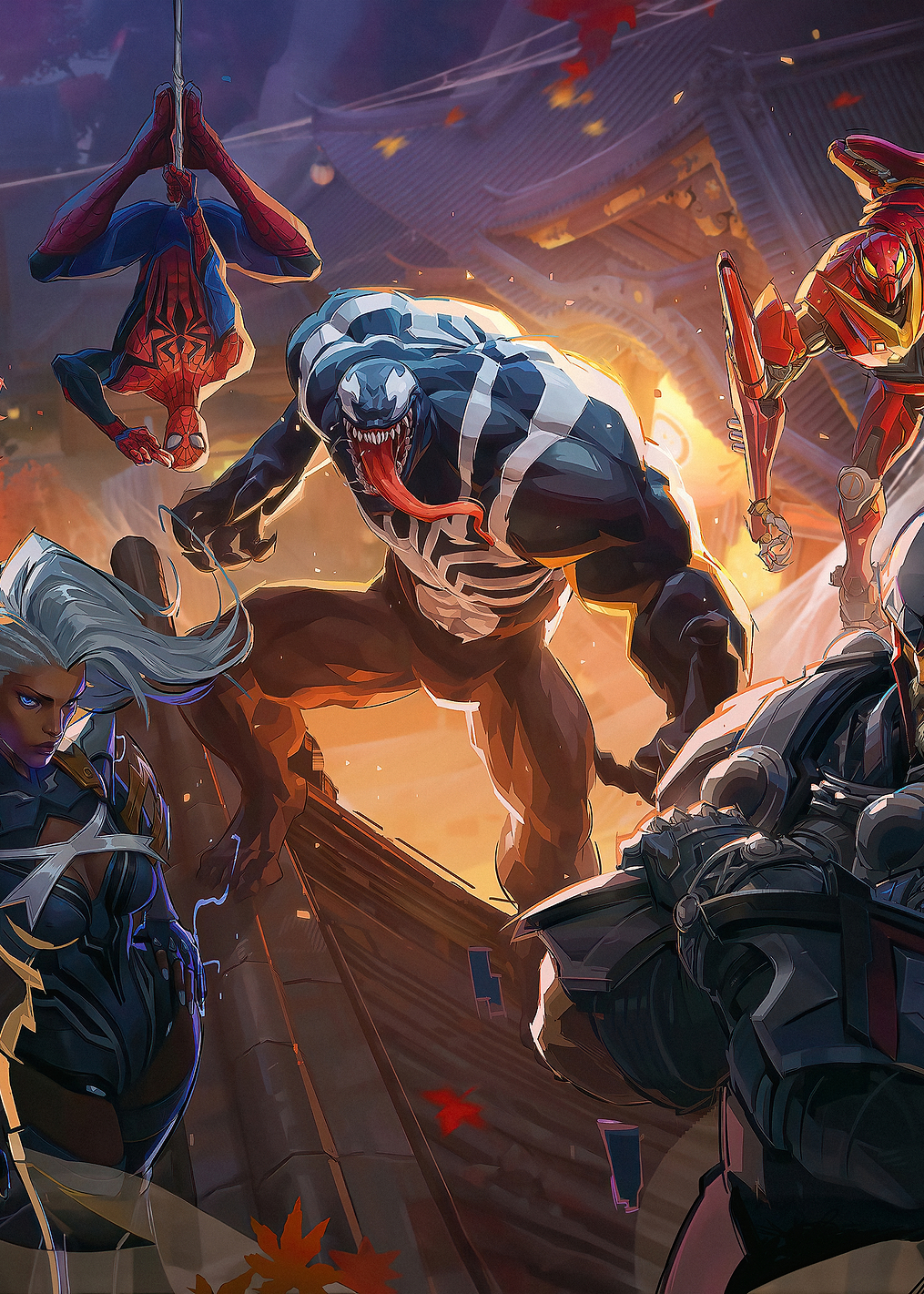 Marvel Rivals Group Venom: постер из коллекции Marvel