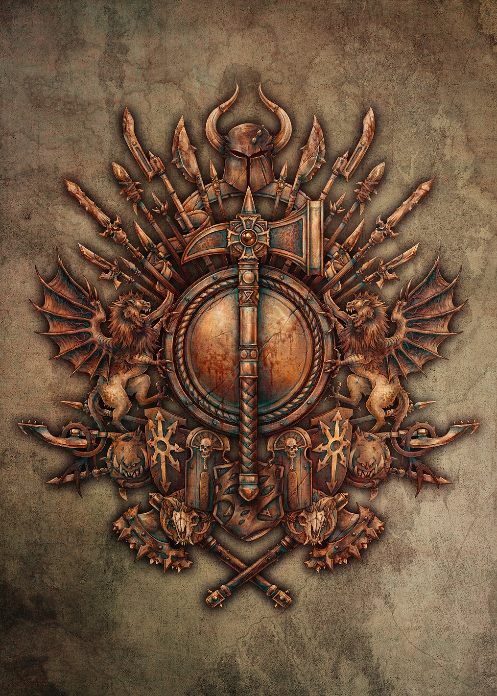 Hordes of Chaos: постер из коллекции Warhammer
