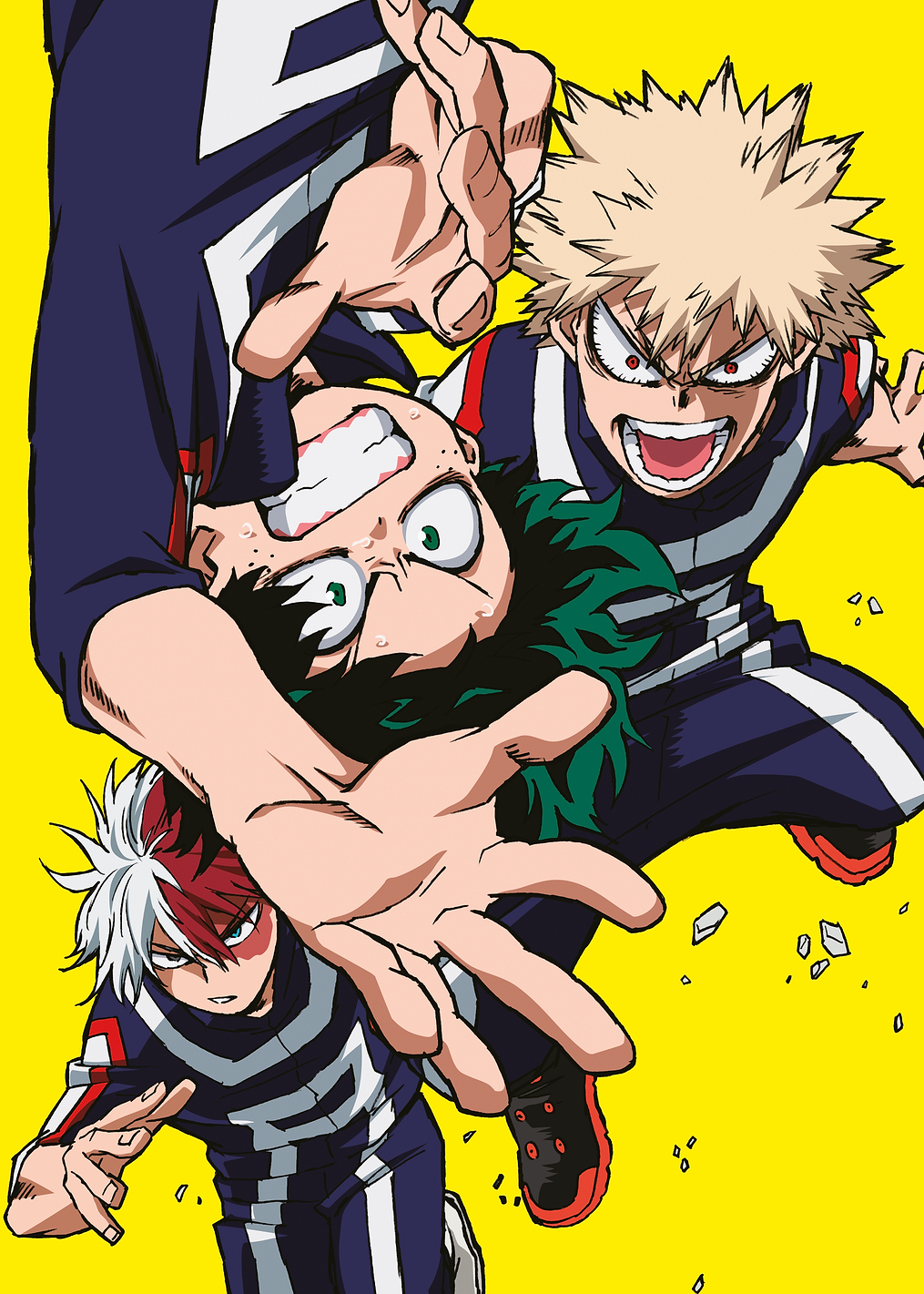 Deku, Bakugo and Todoroki: постер из коллекции My Hero Academia
