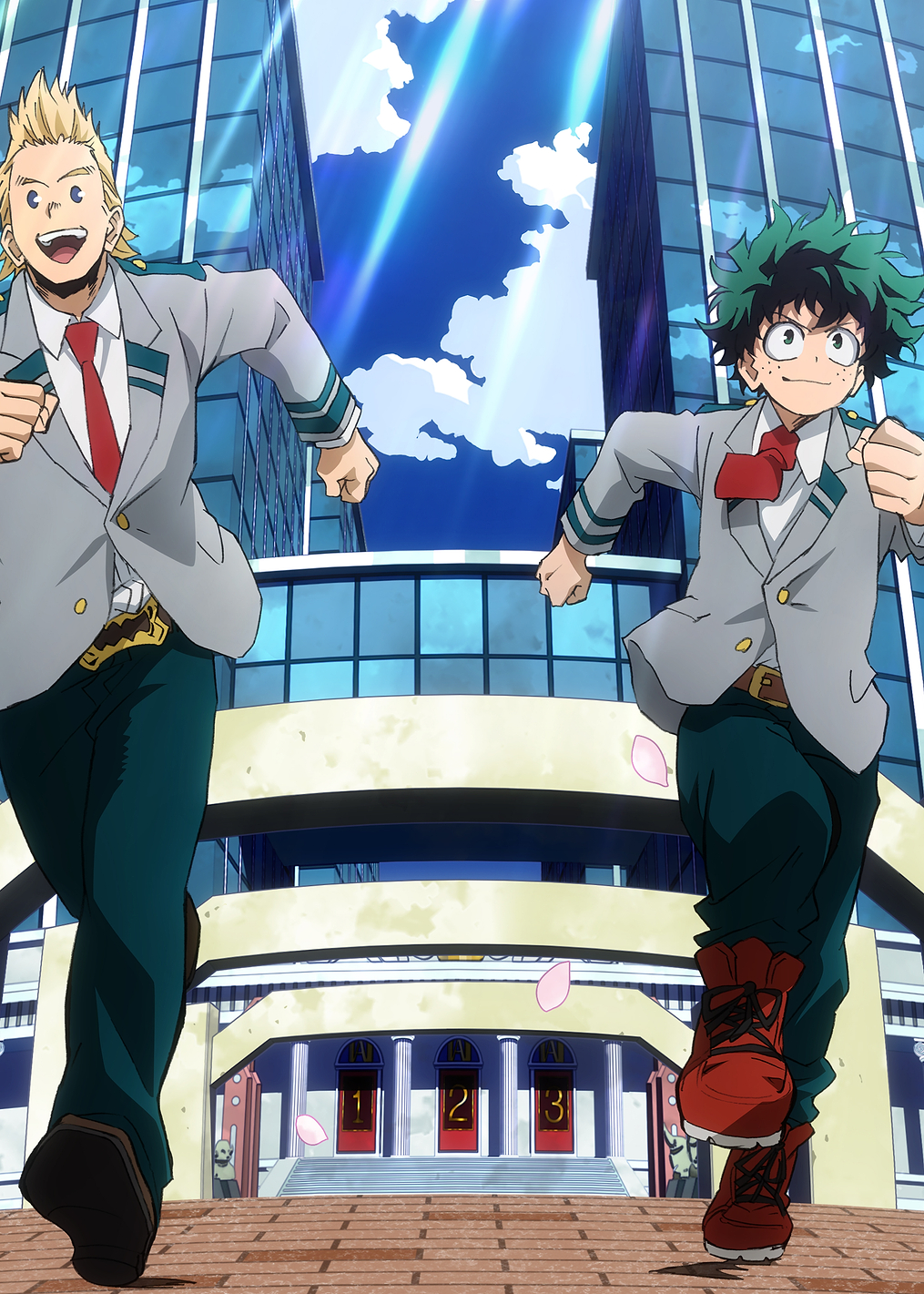 Izuku and Mirio Running: постер из коллекции My Hero Academia