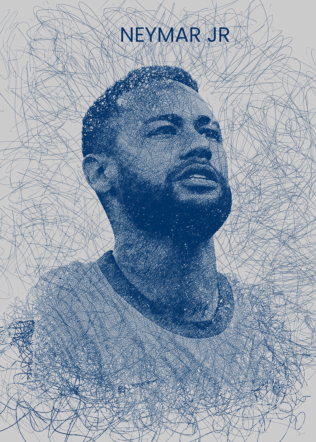 Neymar Jr. Sketch: постер из коллекции Неймар