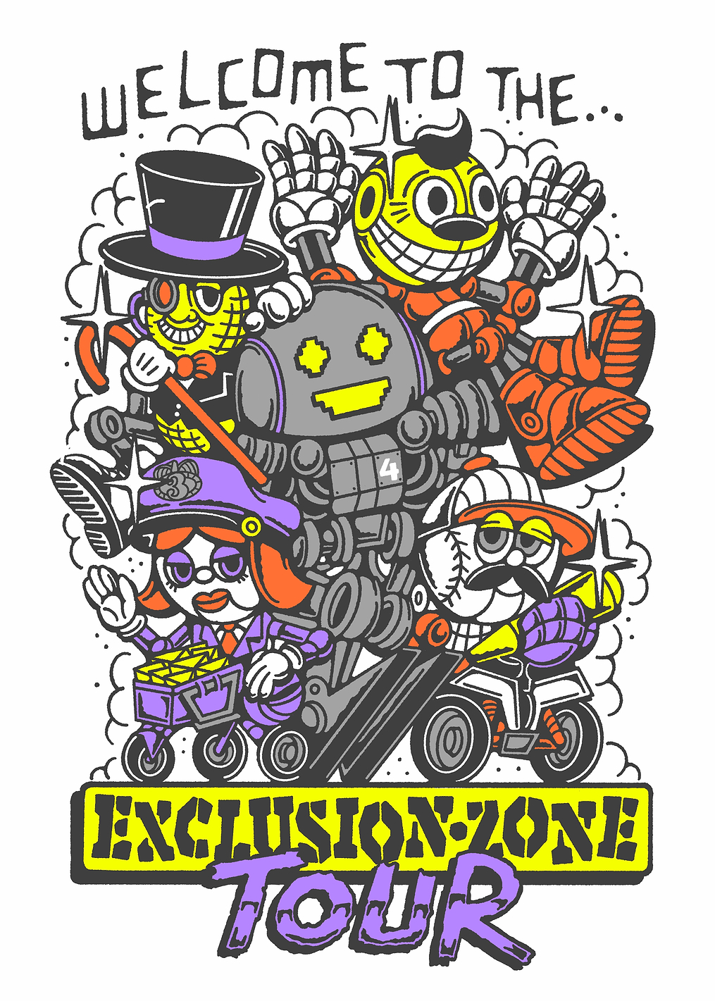 Exclusion Zone Tour: постер из коллекции Electric State