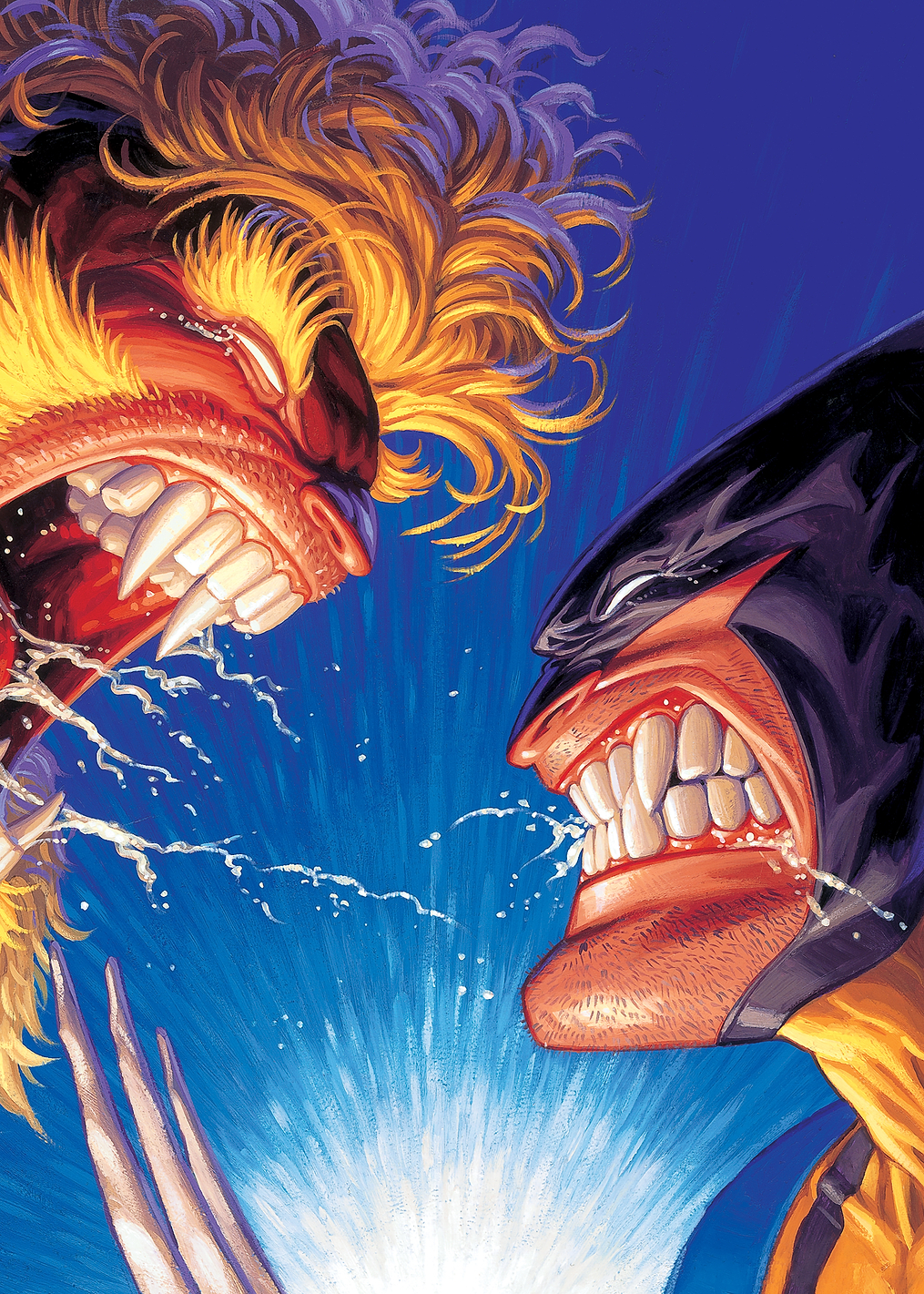 Wolverine vs Sabretooth: постер из коллекции Marvel