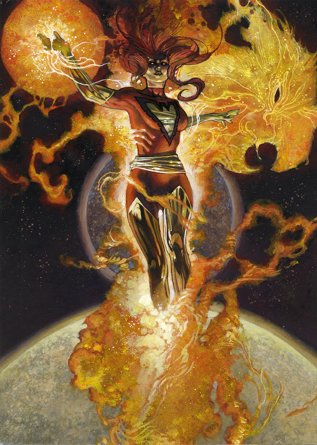 Phoenix in Action: постер из коллекции Marvel
