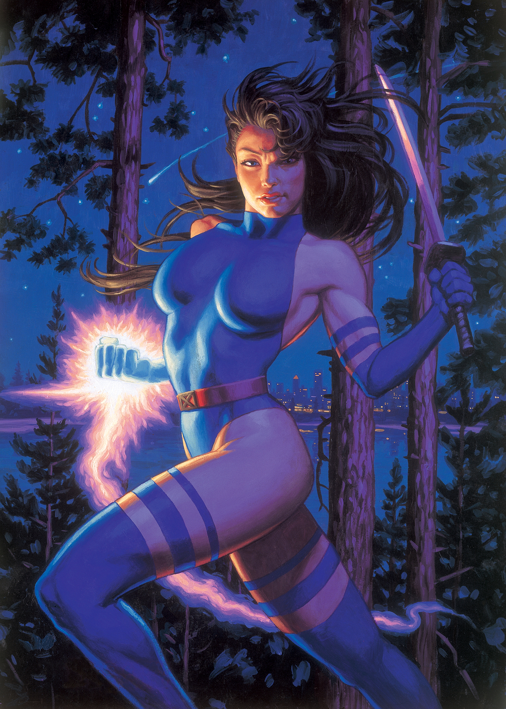 Psylocke Battle Pose: постер из коллекции Marvel