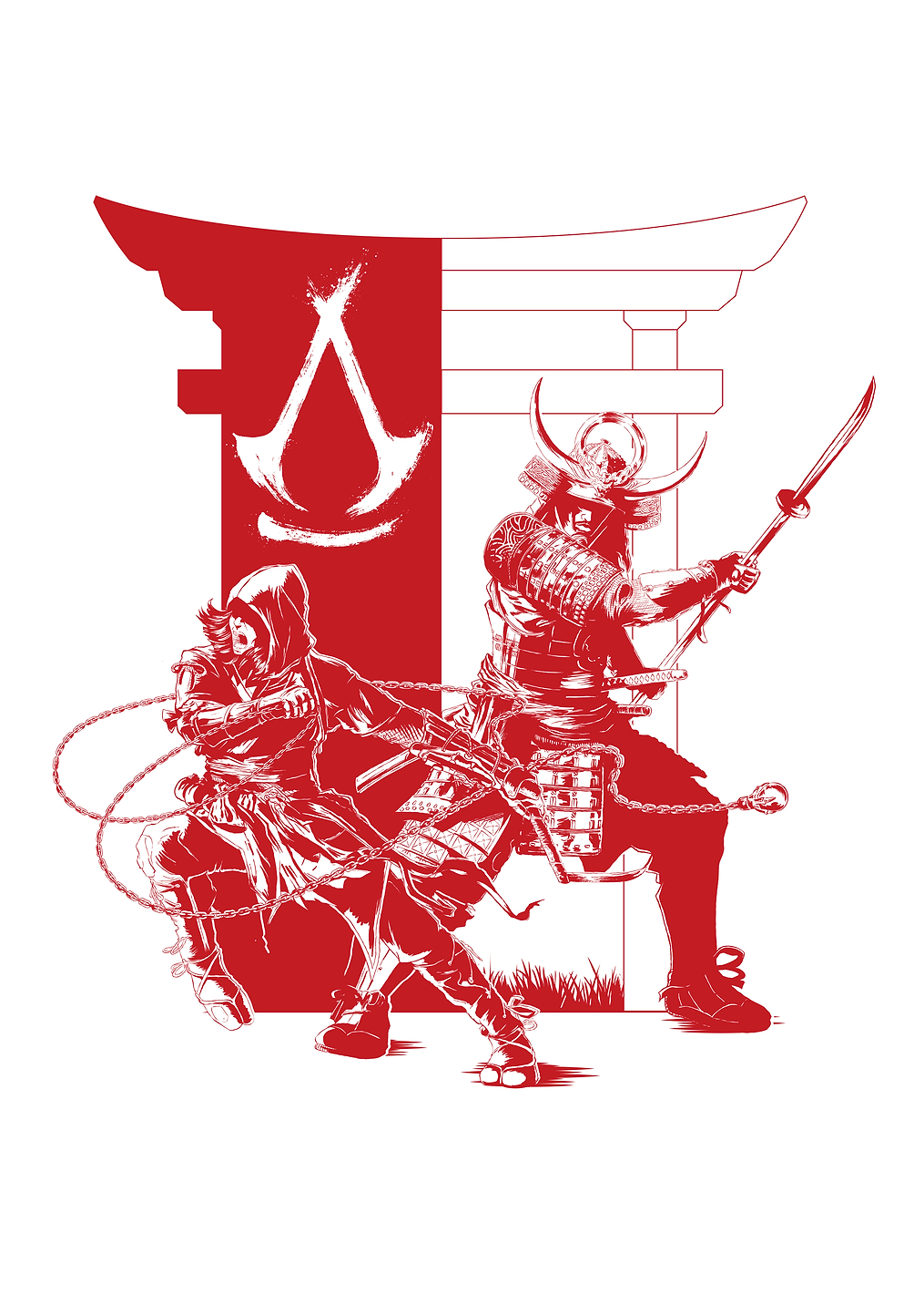 Samurai and Ninja: постер из коллекции Assassin's Creed